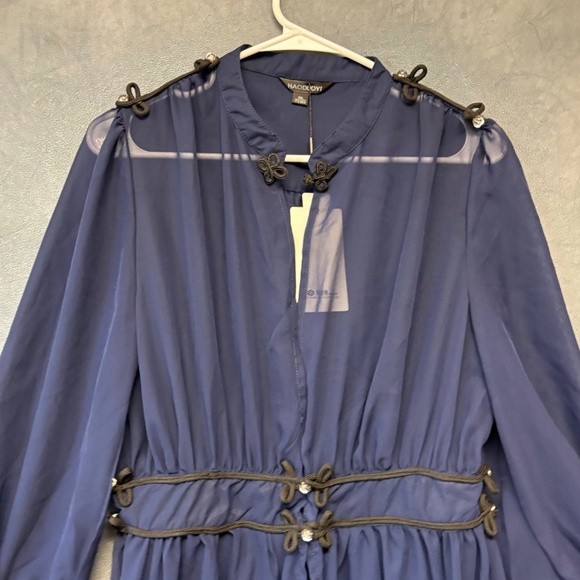 HaoDuoYi  Sheer Maxi Dress Duster XXL Witchy Goth Fairy Vamp Lingerie RUNS SMALL - Picture 7 of 11